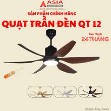 Quạt Trần Đèn Asialighting Qt12 Động Cơ 