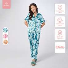 Bộ Mặc Nhà Nữ Đồ Ngủ Kiểu Pijama