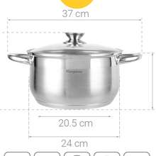 Kg878L - Nồi Inox 5 Đáy Đường Kính 24Cm, 