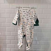 Bộ body cotton cho bé trai áo liền quần