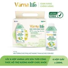 Lốc 6 hộp Värna Life sữa tươi công