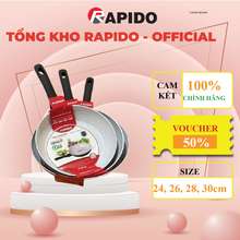 Chảo Từ Trắng Đáy Chấm Rapido 20Cm -