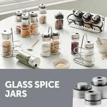 Set 2 Hũ Đựng Gia Vị Point Glass Spice Jar 