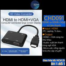 Bộ Chia Hdmi Sang 2 Màn Hinh Vga + Hdmi Cùng