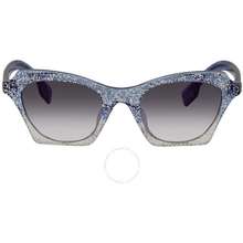 Burberry Light Grey Gradient Blue Butterfly Ladies Sunglasses Be4283F 3772 4L 49