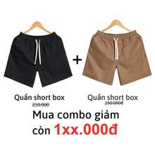 Combo 2 Quần Short Kaki Trơn - Quần Short