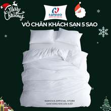 Vỏ Chăn Khách Sạn Màu Trắng Cotton Dệt 