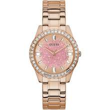 Guess Đồng Hồ Nữ Gw0405L3 Đá Pha Lê Vuông Mặt 38Mm