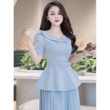 Set Váy Nữ Peplum May O77 Che Bụng Siêu