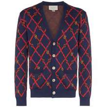 Áo Cardigan Sweater 595514 XKA0Z 4206 Màu Xanh