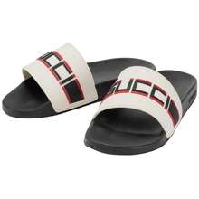 Dép Nam Stripe Rubber Slide Ecru 522884 JC200