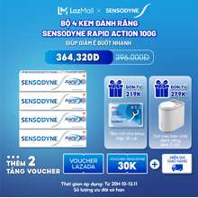 Bộ 4 Kem đánh răng Rapid Action 100g giúp