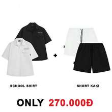 Combo Tiết Kiệm Áo Sơ Mi School Shirt Tay