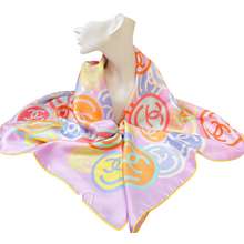 Khăn Nữ CC Multi Color Silk Scarf Phối