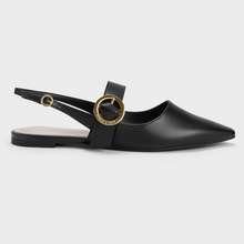 Giày bệt Charles Keith Buckled Strap Slingback 