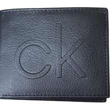 Calvin Klein Men 39 S Genuine Leather Wallet With Rfid Protection Black Standard American