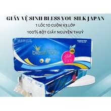 Giấy vệ sinh Silk Japan x3 Lớp 1lốc 10