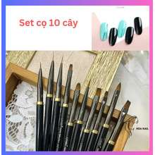 Bộ 10 Cây Cọ Vẽ Móng LAWEI Nail Brush