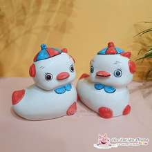 Vịt con cute ống tiết kiệm gốm sứ heo 