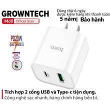 Củ sạc chính hãng Hoco C80 PD 20W dòng