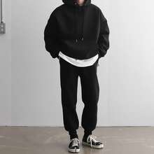 Bộ Đồ Nam Áo Hoodie Dài Tay Form Rộng