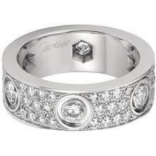 Nhẫn Nam Love Ring Diamond-Paved N4210400 Màu