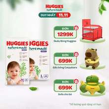 Bỉm/Tã Dán/Quần Cho Bé Huggies Nature Made 