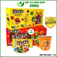 [Hộp Quà] Combo Kẹo Socola M&M Mỹ 2 Vị + 