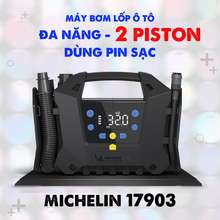 Máy Bơm Lốp Xe Ô Tô 17903 PIN SẠC 2