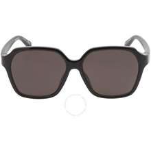 Balenciaga Grey Square Ladies Sunglasses Bb0153Sa 001 58