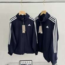 Thêu Logo Adidas Original Dày Áo Khoác Nữ