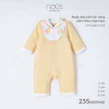 [ Baby] Set body yếm kẻ phối màu sắc