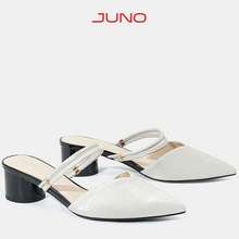 Juno Giày Cao Gót Nữ 5Cm Thời Trang Mules Mũi Nhọn Gót Trụ Cg05097