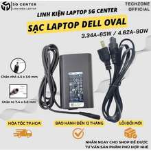 Sạc Laptop Dell Oval, Chân To Chân Nhỏ