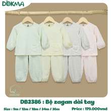 (8-14Kg) Bộ Dài Tay Chất Vải Xô, Cotton