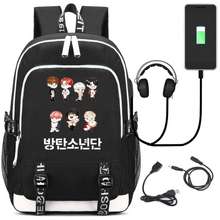 Justgogo Kpop Bangtan Boys Backpack Daypack