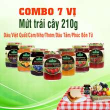 Combo 7 Vị Mứt Trái Cây Hũ 210g