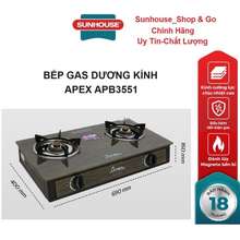 Bếp Gas Dương Kính Apex Shb3551_Hàng Chính 