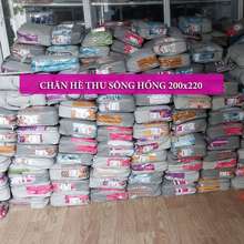 Chăn Hè Thu Sông Hồng Vải 100% Cotton