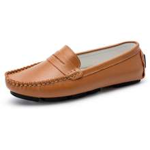 Women 39 S Penny Loafers Leather Slip On Flats