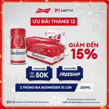 Combo 2 Thùng 15 Lon Bia PartyPack Chính Hãng 