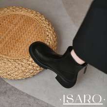Isaro Giày Nữ Boot Nữ Bột Boot Thời