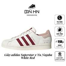 Giày Adidas Superstar Mũi Sò Vạch Đỏ Nam