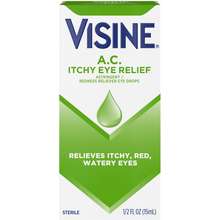 A C Itchy Eye Relief Eye Drops With Zinc Sulfate