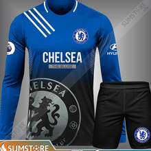 Áo Đá Banh Clb Chelsea Dài Tay 02 - Bộ Đá 