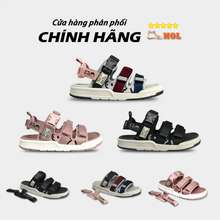 Sandal Nam Nữ 3 Quai Ngang Dán Xé Quai Hậu