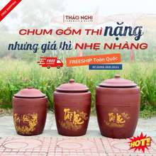 Hũ Gạo - Chĩnh Đựng Gạo Tài Lộc -