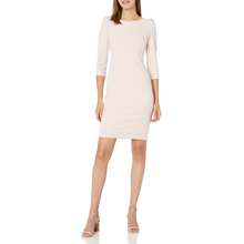 Calvin Klein Women 39 S Fitted Cocktail Sheath Dress Petal 10