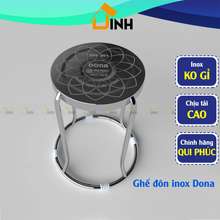 Combo 6-10 Ghế Đôn Inox Dona Bh 3 Năm, Ghế 