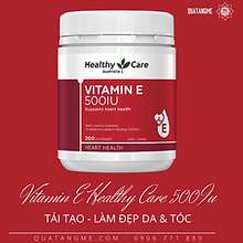 Vitamin E Úc Healthy Care 500Iu Hỗ Trợ Hệ
